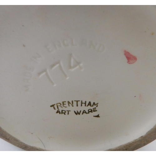 41 - Trentham art ware jug - approx. 12