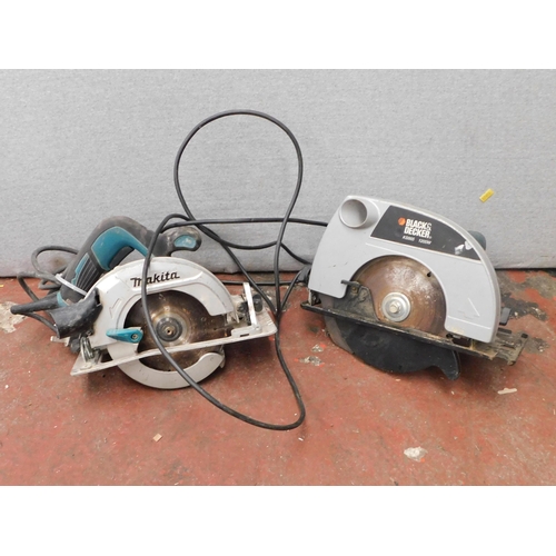 514 - Two disc saws - unchecked - Makita and Black & Decker