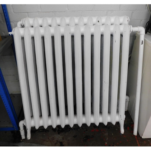 541 - Two vintage cast heavy radiators