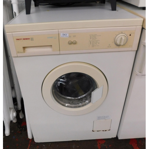 543 - Tricity Bendix washing machine W/O