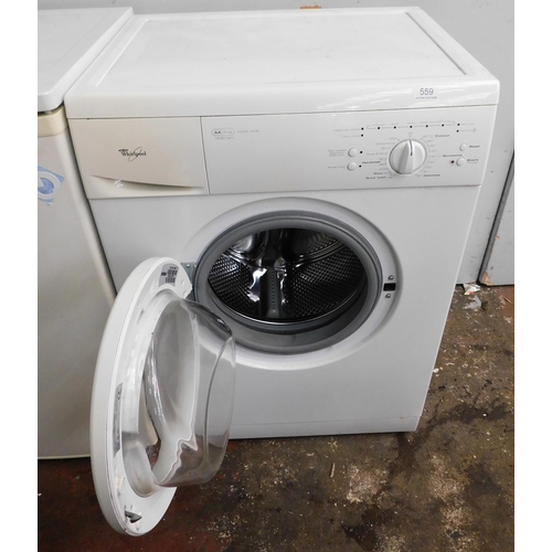 559 - Whirlpool washing machine W/O