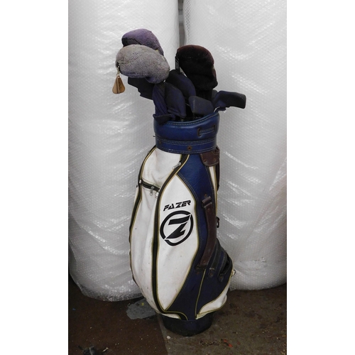 805 - Golf bag and clubs