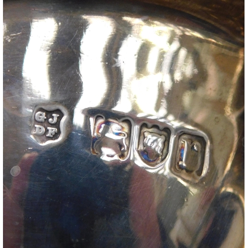 133 - Silver/sauce boat - London hallmark