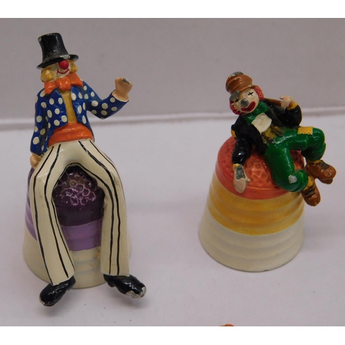 139 - Figural thimbles - some require attention