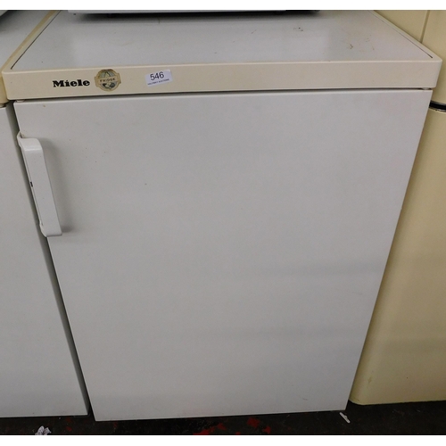 546 - Miele undercounter fridge W/O