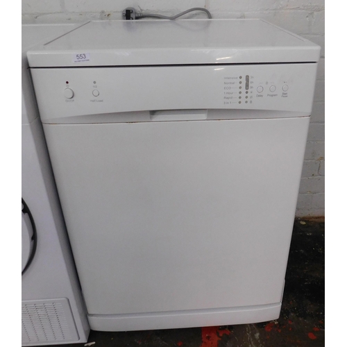 553 - Currys Essentials dish washer W/O