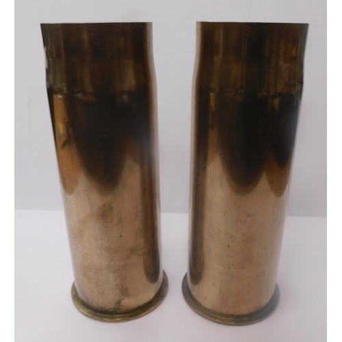 60 - Brass - artillery shells/approx. 13