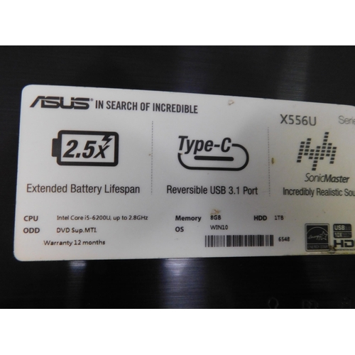 Asus X5-56U i5 6th generation - untested, no charger