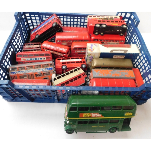 8 - Die cast - model buses