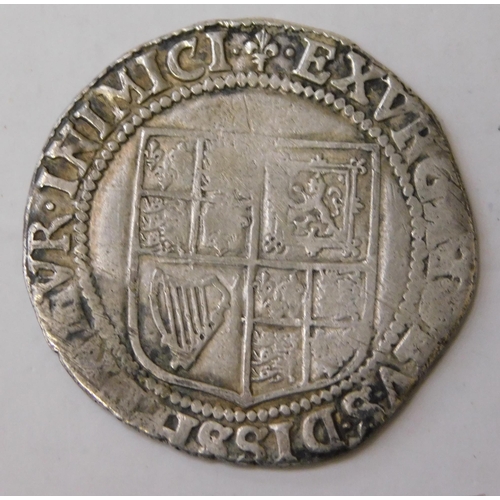 256 - James I - 1603 dated/Shilling coin