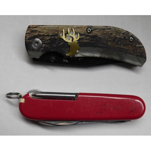 27 - Duke of Edinburgh/Swiss Army knife - & EZK Ridge lock knife