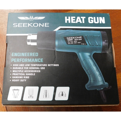 527 - New and boxed Seekone heat gun