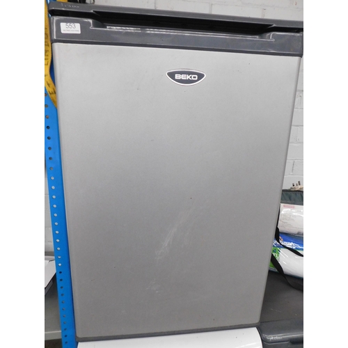 553 - Beko undercounter fridge W/O - A-Class