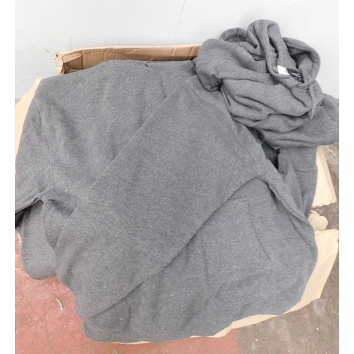 615 - 20x New slate grey hoodies - mainly size L