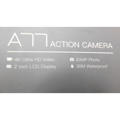 698 - New and boxed Apeman-A77 action camera