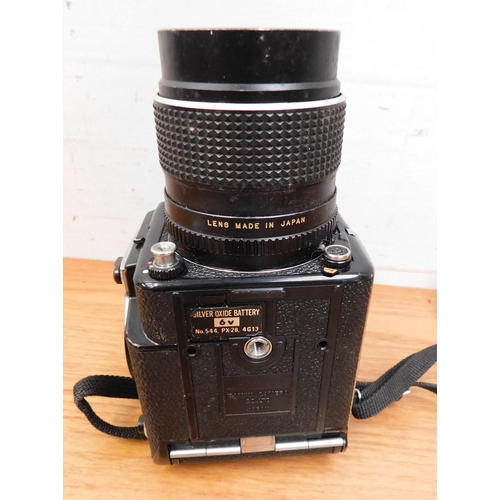 759 - Mamiya 645 camera - medium format camera 55mm and 2.8 lens - unchecked