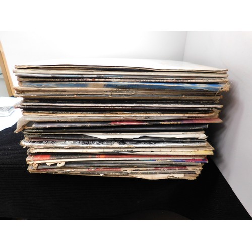 33 - Mixed vinyl including - The Rolling Stones/Thin Lizzy/ Fleetwood Mac & The Beatles