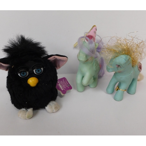 409 - Vintage Furby and two My Little Pony's...