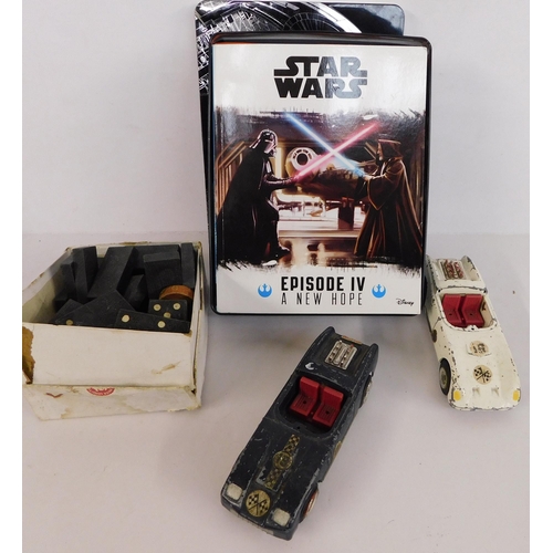 299 - Model cars - dominoes & Star Wars items
GREEN SALE - SPEND £1 - AVOID THE GROUND - no commission to ... 