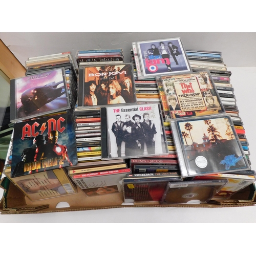 56 - Approximately 140 CDs - including AC DC/The Clash/The Who/Bon Jovi/Suede/Morrisey/The Jam & Deep Pur... 