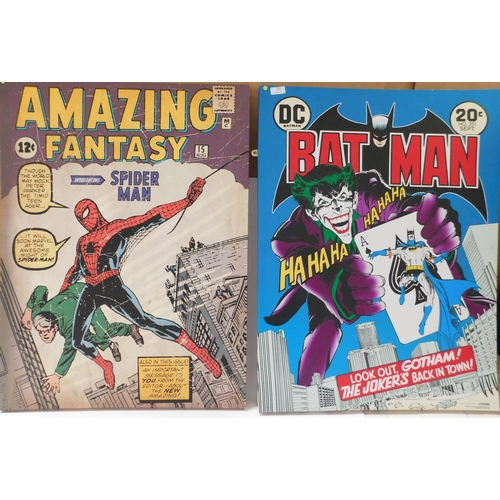 577 - Spiderman and Batman - canvas prints