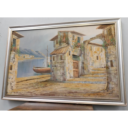 583 - Oil painting in frame