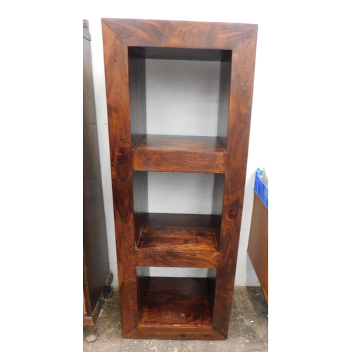 584 - Wooden cubed storage unit