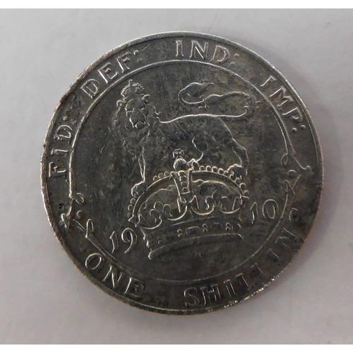 98A - 1910 dated - Edward VII/One Shilling coin