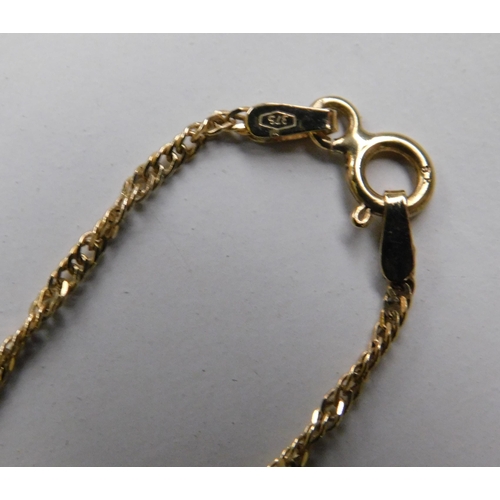 111 - 9ct gold - twist bracelet