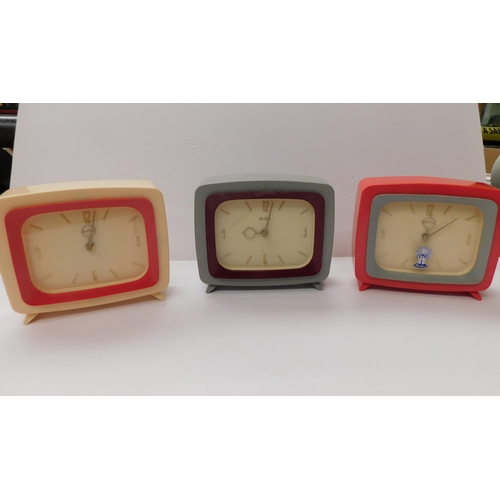 16 - Three - 1960s era/Bentima mantle clocks