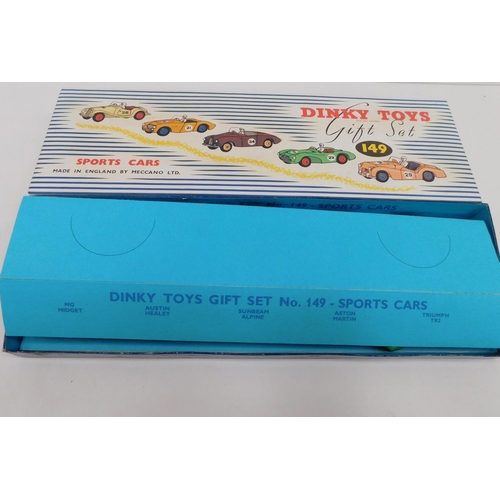 19 - Dinky die cast - No. 149 Sports Cars - gift set/boxed