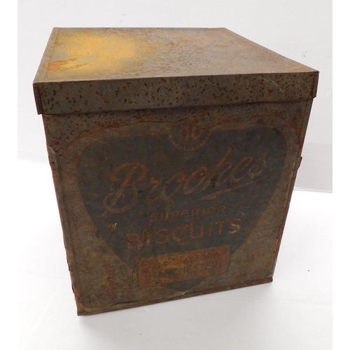 51 - 1930s/Brookes biscuit tin - approximately 10