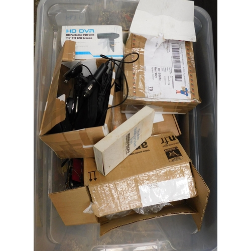 538A - Large box of sat navs etc. - unchecked