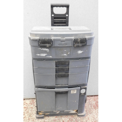 540 - Stanley tower tool box/ trolley