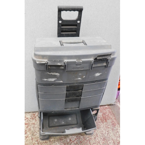 540 - Stanley tower tool box/ trolley