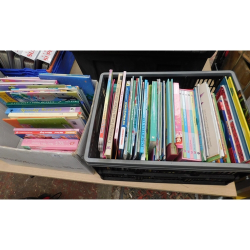 810 - Two large boxes of kids books - GREEN SALE - Spend £1 -Avoid the ground - NO COMMISSION TO PAY