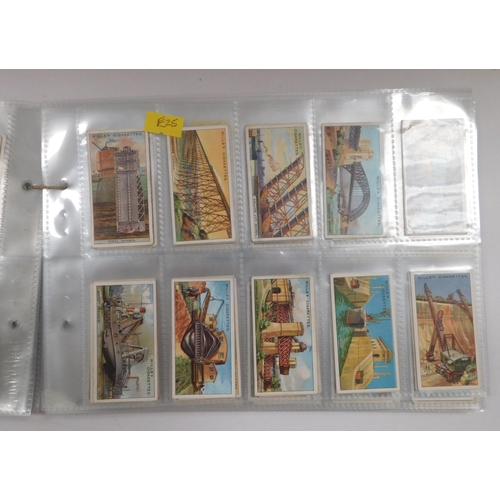 189 - Eight - sets of cigarette cards