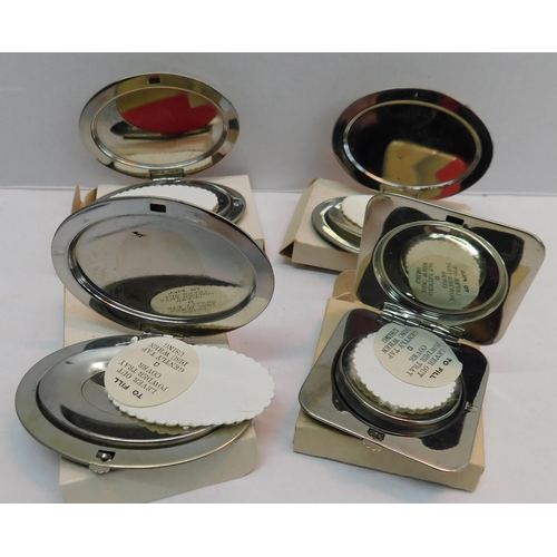 221 - Four - vintage ladies compacts - age related ware