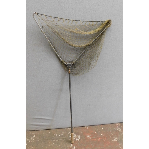 515A - Antique Hardy Bros landing net