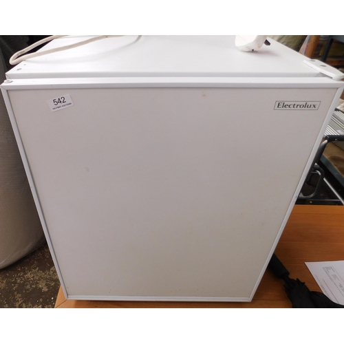 542 - Electrolux top fridge with freezer compartment W/O