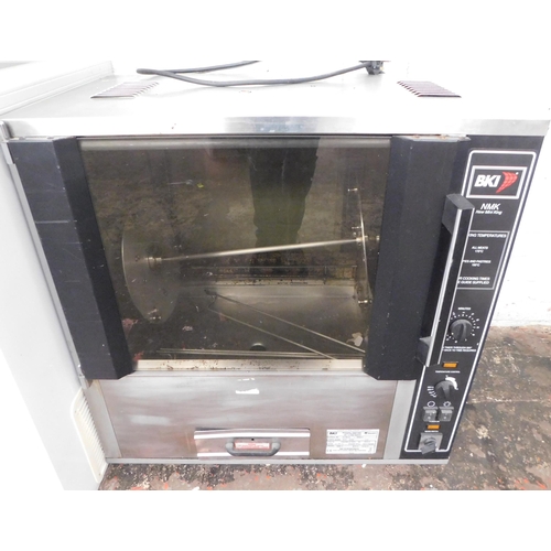 549 - BKI new mini King oven W/O with rotary cooker