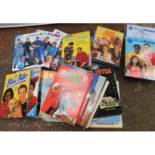 706A - Large collection of Blue Peter annuals