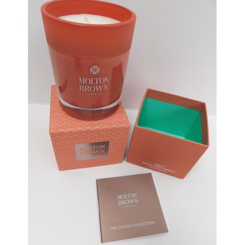 775A - New single wick Molton Brown candle - Gingerlily