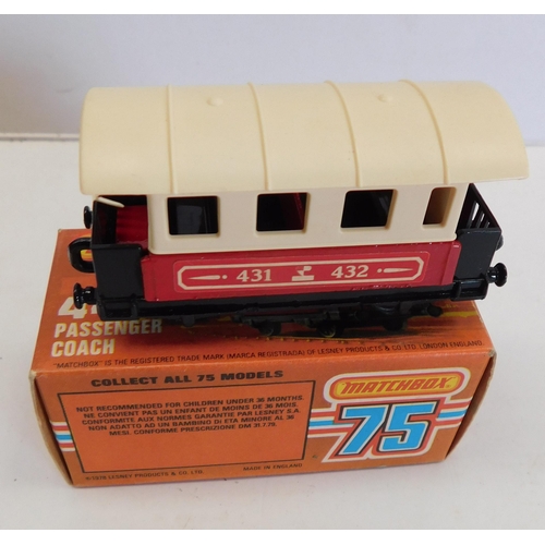 144 - Matchbox 75/die cast - 44 Passenger Coach/boxed