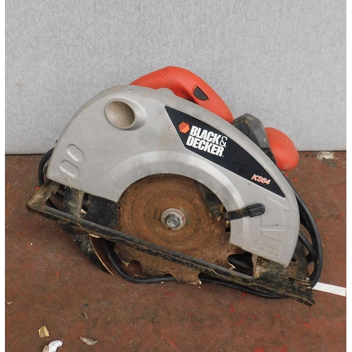 511 - Black & Decker circular saw - unchecked...