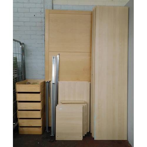 557 - Large Ikea wardrobe - flat packed (complete with instructions)