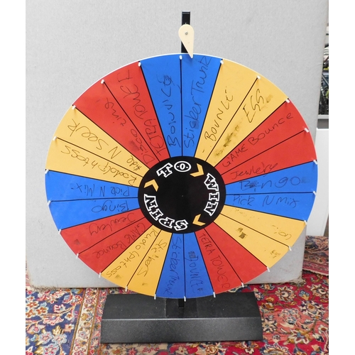 Wheel of Fortune game wheel on stand (app 50