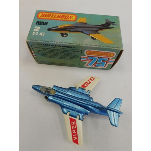 98 - Matchbox 75/die cast - S2 Jet/boxed