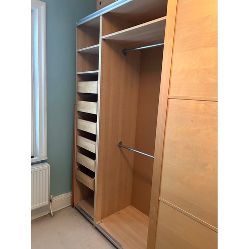 557 - Large Ikea wardrobe - flat packed (complete with instructions)