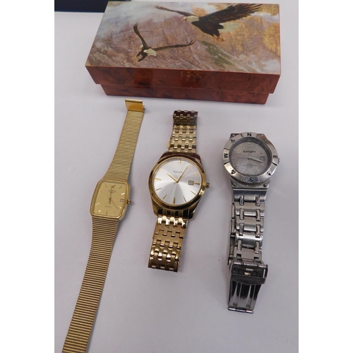 105 - Three - wristwatches including/Rotary & Accurist
